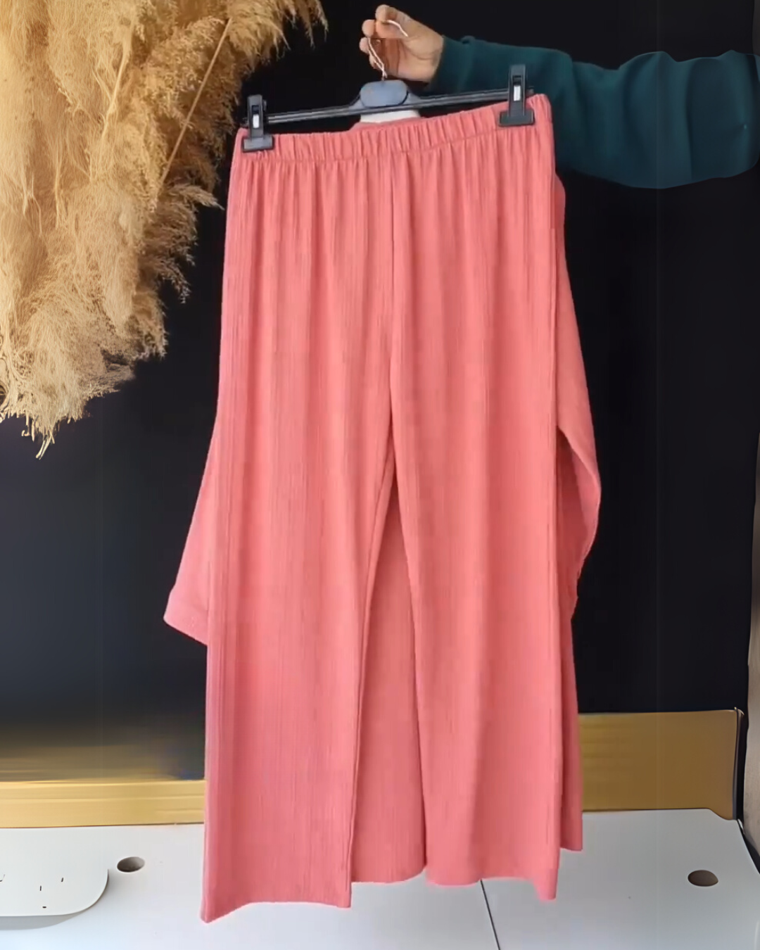Sorvia Blush Co-ord Set – Relaxed Shirt & Pant in Blush Pink